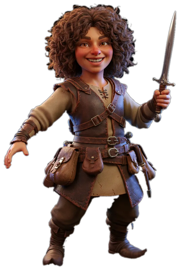 Halfling: a figure of this chapter