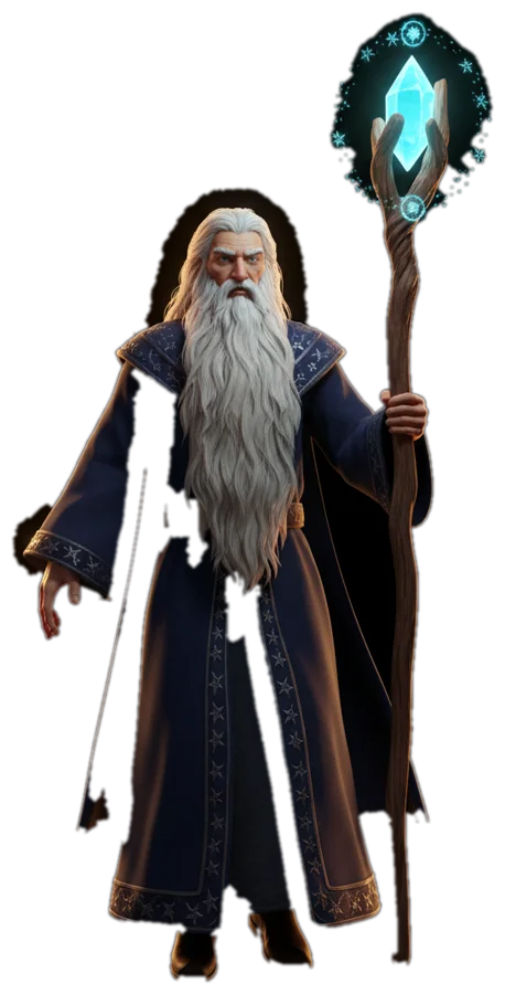 Wizard: a figure of this chapter